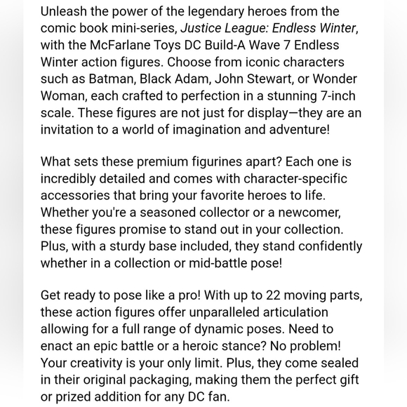 🆕️ DC Multiverse Black Adam Endless Winter - Picture 5 of 6